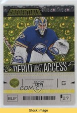 2023 Upper Deck Credentials Debut Ticket Access Yellow Devon Levi #183 READ 17ar