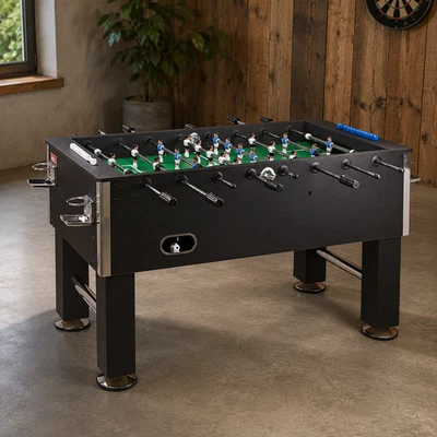 Tischfussball Tischkicker Korpus Metallstangen Kugellager Spielfiguren - Bild 1 von 4