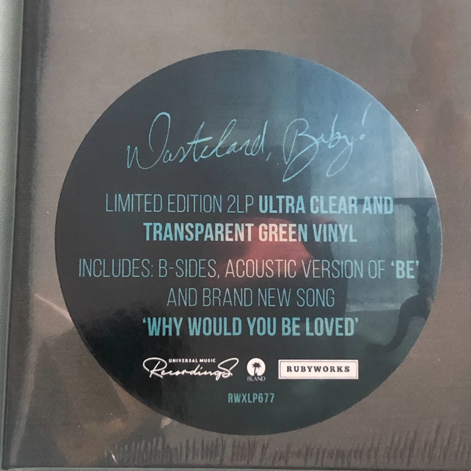 HOZIER Wasteland, Baby! 5th Anniv. Clear & Transparent Green SEALED Vinyl 2LP - Bild 3 von 3