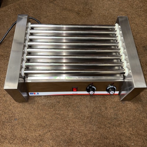 Benchmark 62020 Stainless Hot Dog Roller Grill Fits 20 Hot Dogs 120v