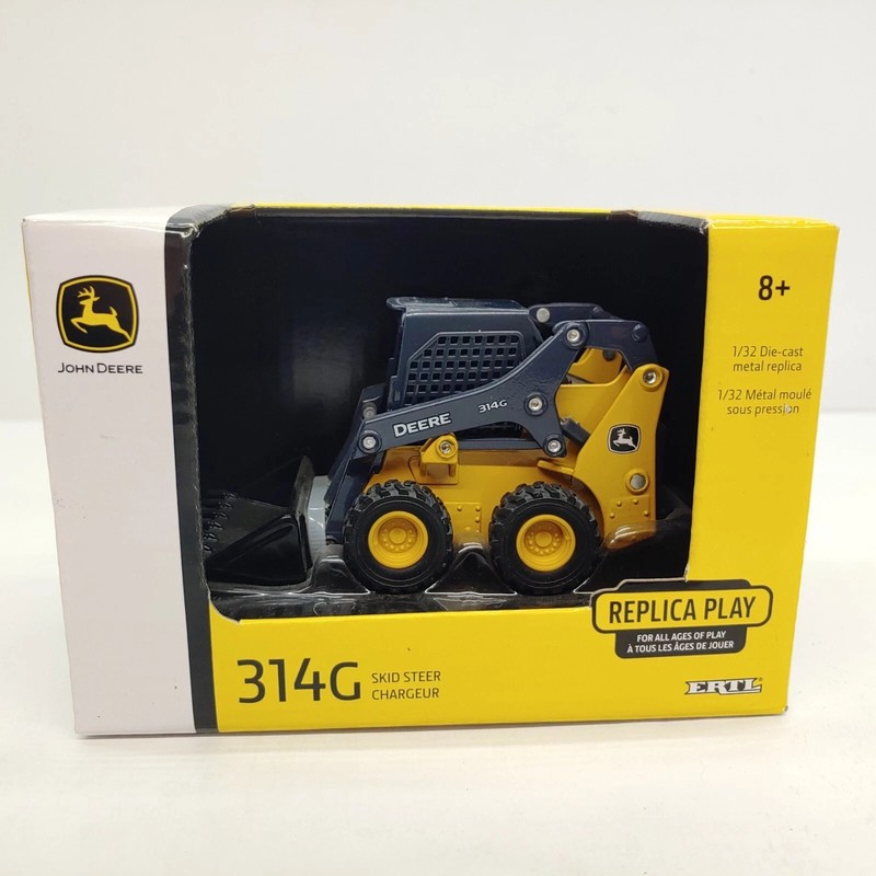 Ertl Tomy John Deere 314G Skid Steer 1:32 Scale Die-Cast Metal Replica LP64455