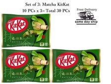 Japan KitKat Matcha Green Tea Chocolate 30 Ba...