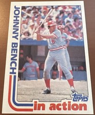 1982 Topps - In Action Johnny Bench #401