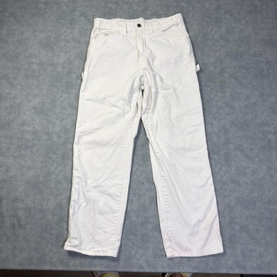 パンツ Sherwin Williams Dickies Dead Stock W28 Dickies Pants Mens 34x28 White Painter Carpenter Sherwin Williams