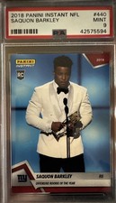 2018 Panini Instant NFL - Award Winners #440 Saquon Barkley #1/141 1st Card RC