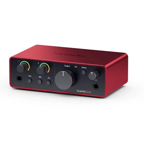 Focusrite Scarlett Solo (4. Gen) 2-in 2-out Audio Interface
