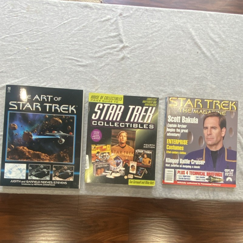 Star Trek Paperback Lot: The Art of Star Trek, Collectibles, Magazine 2002