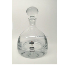 Decanter Rastal vetro cristallo trasparente soffiato a bocca con tappo