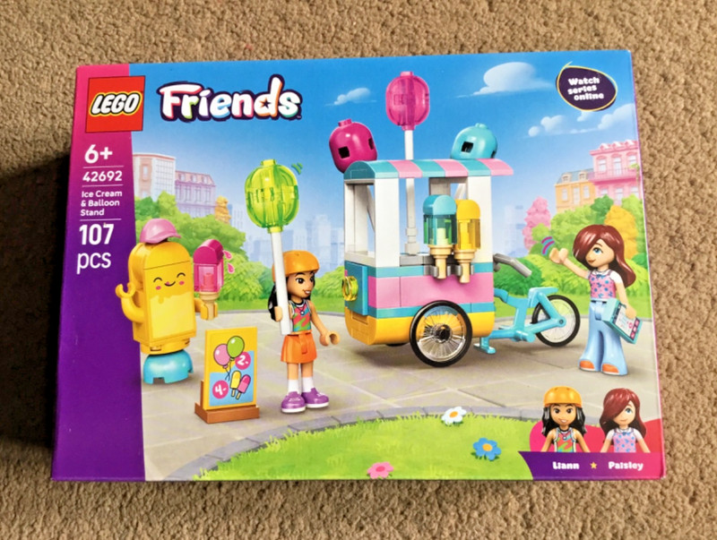LEGO - FRIENDS - ( SET 42692 - ICE CREAM & BALLOON STAND ) - BRAND NEW