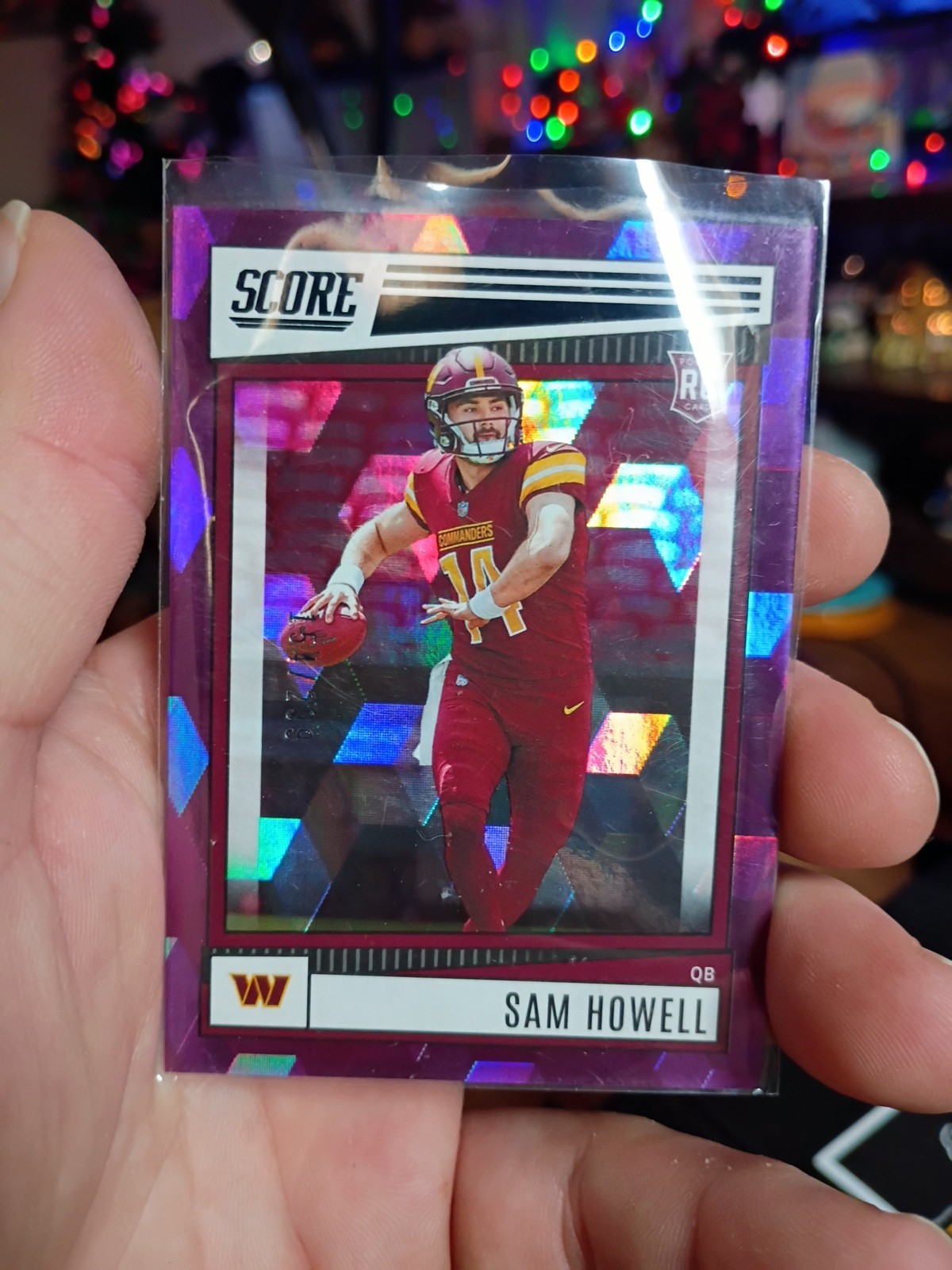 2022 Score - Rookies Sam Howell #304 Cubic /299 (RC)