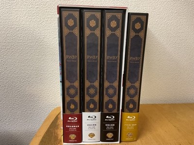 RWBY Blu-ray vol.1-4 Set First Limited Edition Box