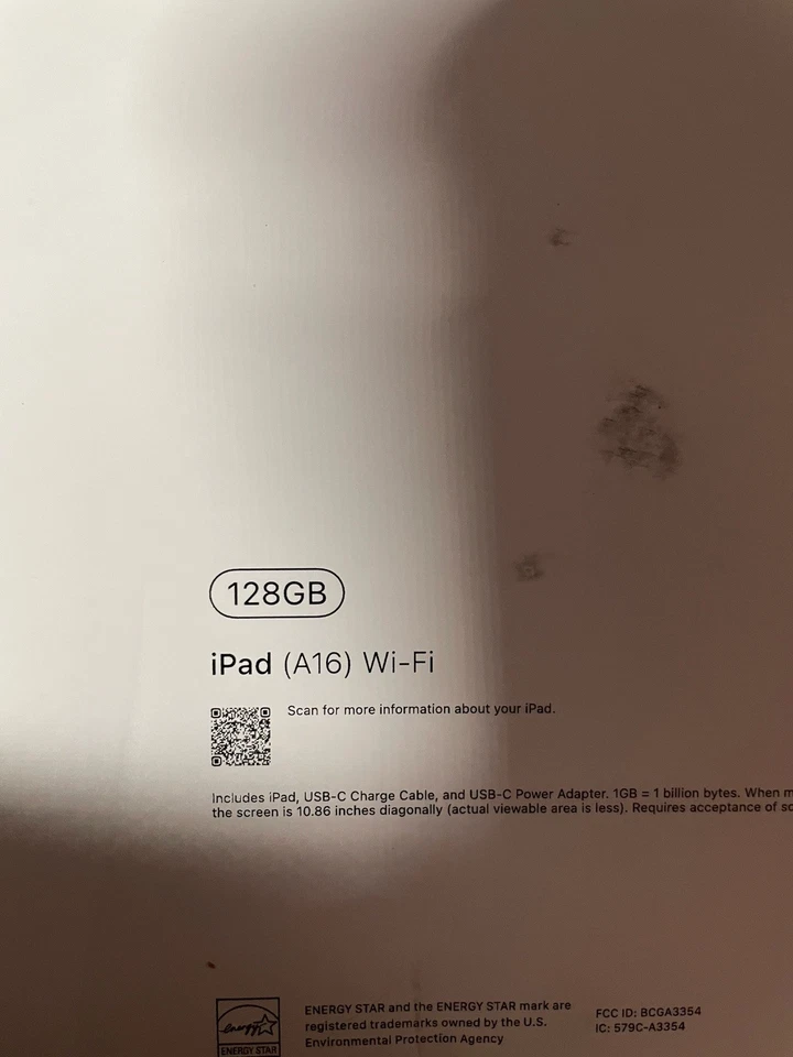 Apple iPad A16 - Wi-Fi - 128GB - Blue ( Genuine / Sealed / New ) - Image 3 of 3