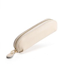 Full Grain Leather Coin Pouch - Travel Small Coin Purse with Zipper - Mini Ke...