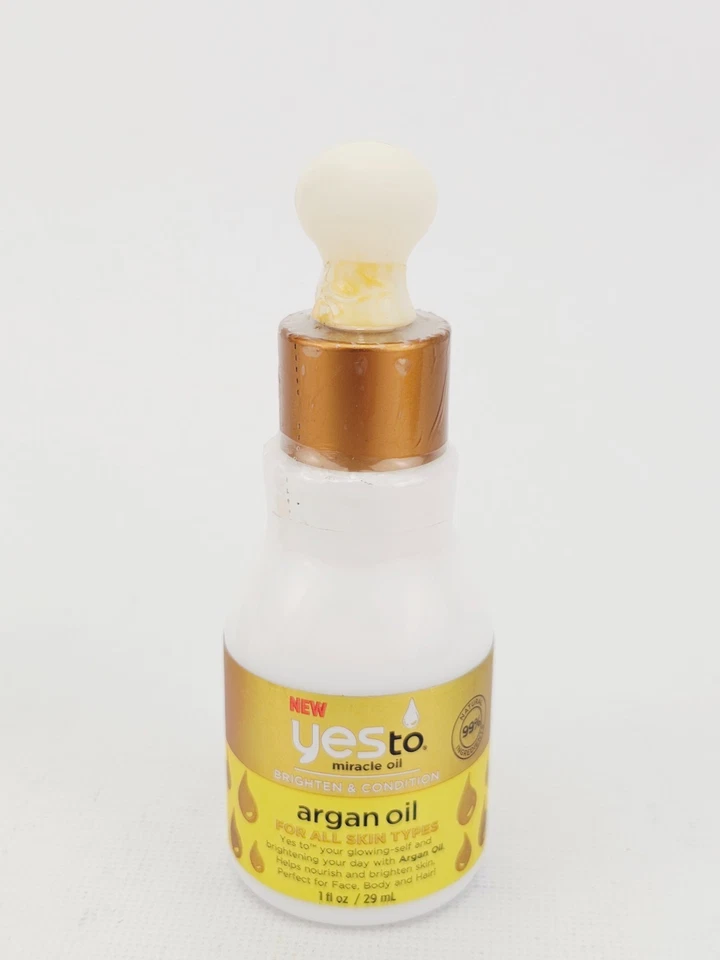 Yes To Miracle Aceite Iluminador Estado Aceite de Argán Todo Tipo de Piel 1 OZ Lote de 2 Foto 2 de 4