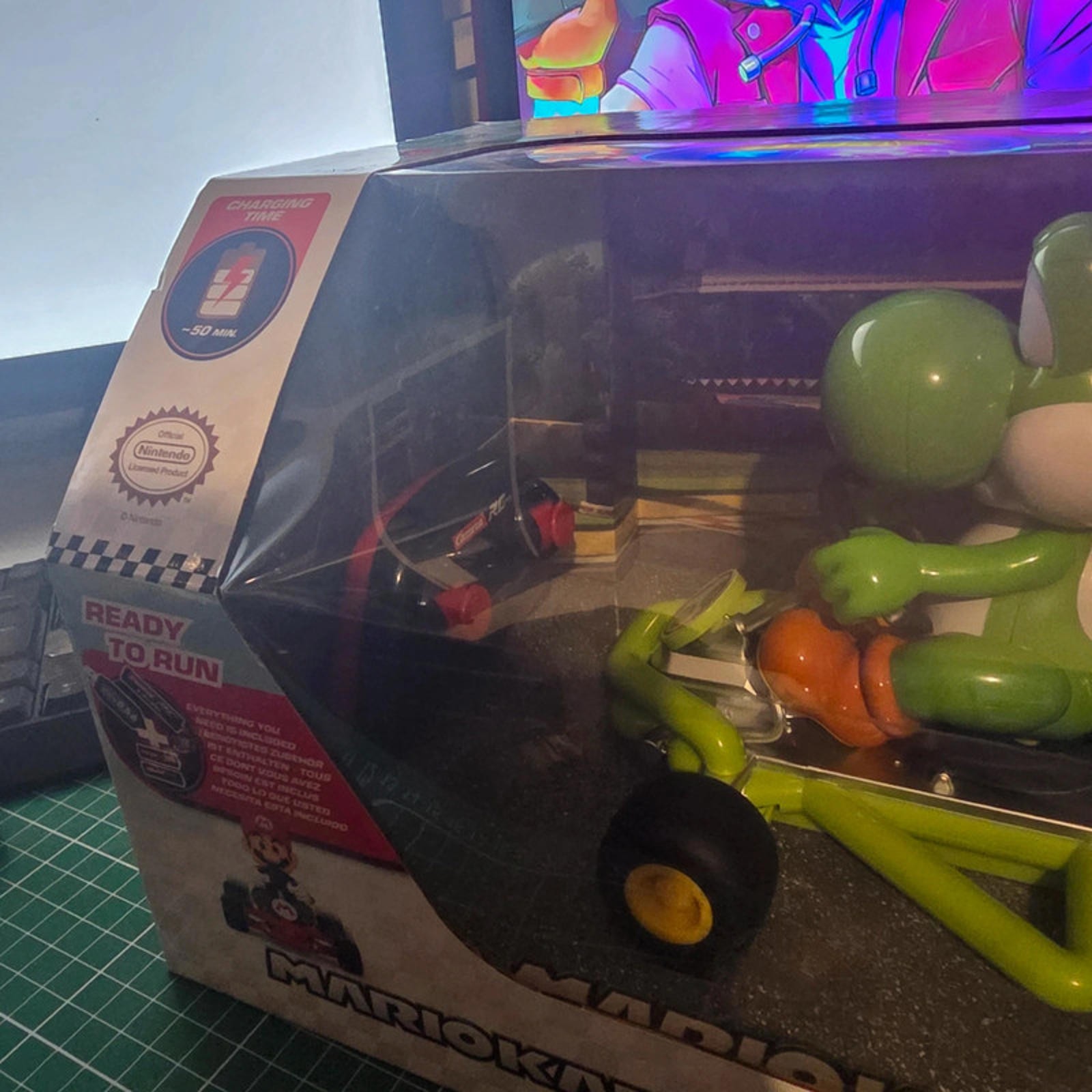Carrera RC Mario Kart Yoshi Pipe Kart 2.4GHz Remote Control Car image 3