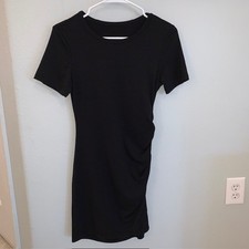 Shein Women's Dress One Side Ruched Scoop Pullover Size Small