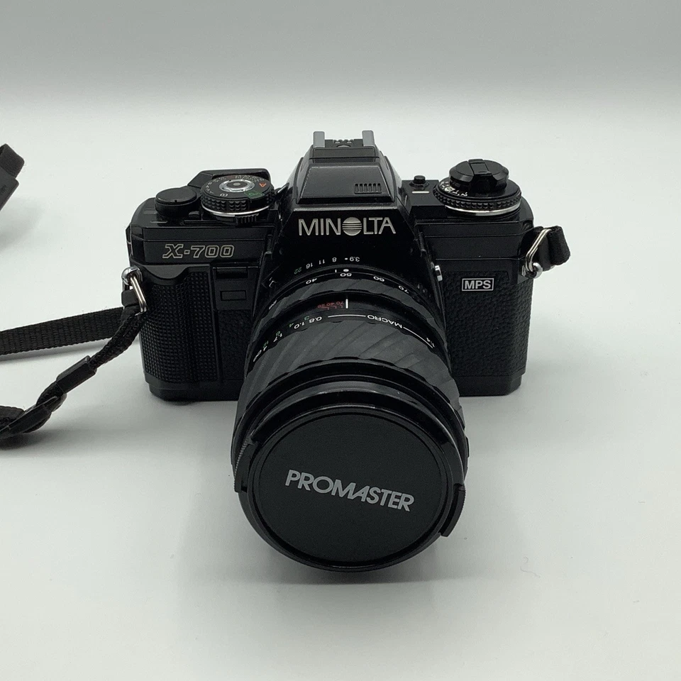 Cámara fotográfica Minolta X-700 MPS SLR 35 mm con estuche de transporte, lentes y accesorios Foto 2 de 4
