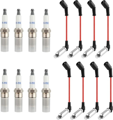 #ad 16PCS Spark Plugs and Wires Set Replacement OEM# M8 48322Spark Plugs Wires Set $57.95