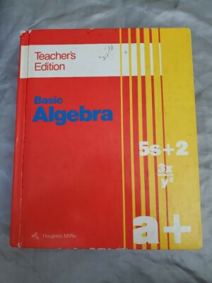    BASIC ALGEBRA TEACHER'S EDITION By Richard G Brown & Geraldine D Smith
