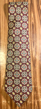 Tommy Hilfiger Tie Burgundy Red Blue Italian Silk Men’s Necktie Made In USA