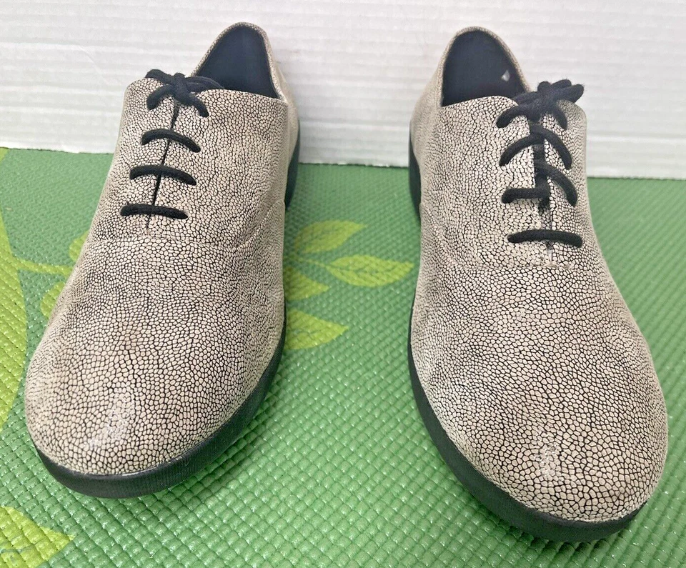 Zapatos Fitflop para mujer talla 8 F-Pop LTHR estampado de reptiles Oxford gris 441-347 talla 8 Foto 2 de 4