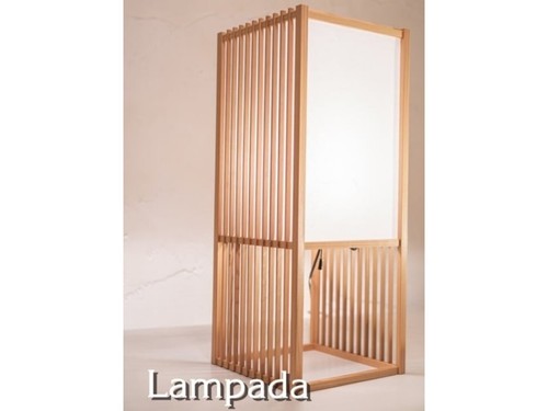 Lampada Washi Japanese Light A524 Shirabe stand light M size Made in Japan - Picture 2 of 4