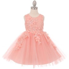 BLUSH Size 6 Flower Girl Dress Bridesmaid Recital Birthday Formal Graduation