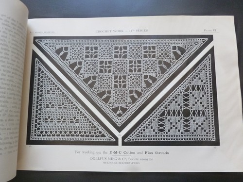 D.M.C. Library : CROCHET WORK IVth Series (1931) - Picture 12 of 13