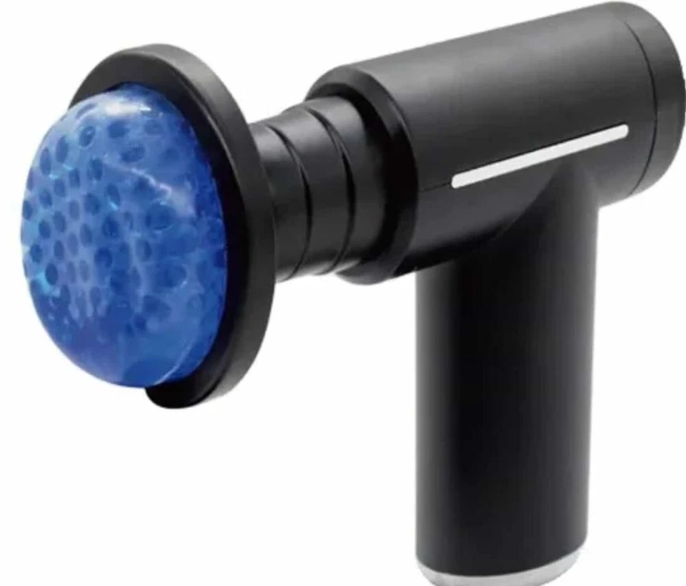 Masajeador de calefacción y refrigeración recargable pulsada de 6 cabezales Foto 2 de 3