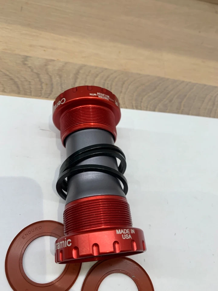 NEW Enduro Ceramic BSA 1.37"x24/68-73 Bottom Bracket Hollow Tech II - Image 4 of 4