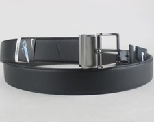 NWT - Nike Mens Size Large 38-40 Perforated Texture Reversible Black/Brown Belt