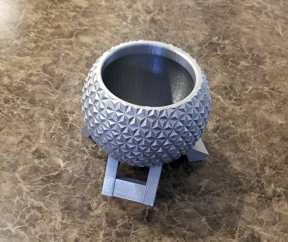 Maceta inspirada en la Tierra nave espacial Epcot Disney World - Decoración de jardín Disney talla B Foto 3 de 4