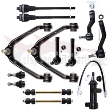 13pcs Front Upper Control Arms Tie Rods Idler Arm Kit For Chevy Silverado 1500