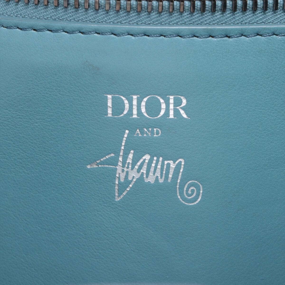 Christian Dior x Shawn Stussy Logo Leather Tote Bag Blue | eBay