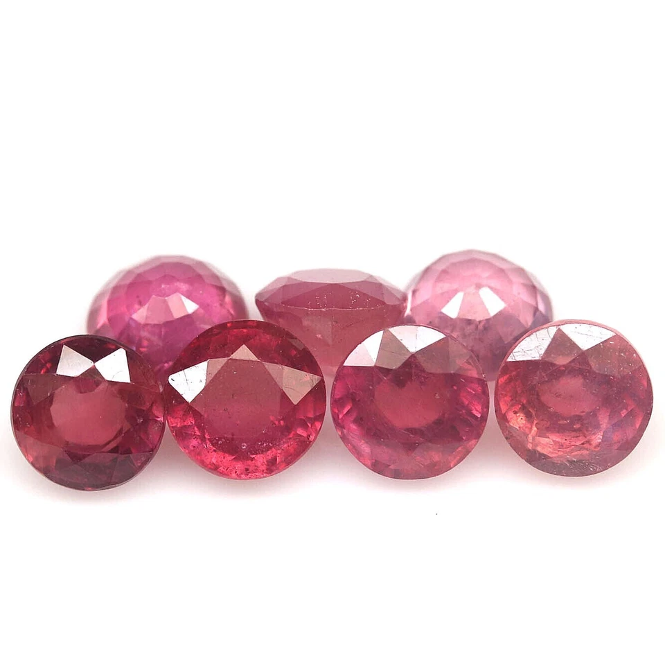SHOLA Real 1 Piece 6.2 X 6.2 Mm Natural Pink Red Ruby Approx. 1.4 Ct Madagascar - Image 2 of 3