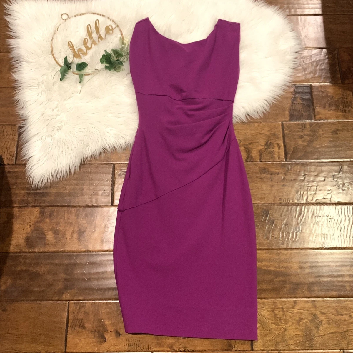 Dvf hot sale purple dress