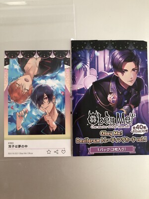 Obey Me Devilgram Trading Card Vol.1 Beelzebub Belphegor Japan 3.3