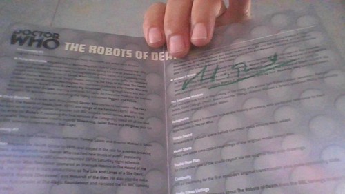 Doctor Who The Robots of Death - INSERT - signed autograph - JAMESON & BRYANT - Picture 4 of 6