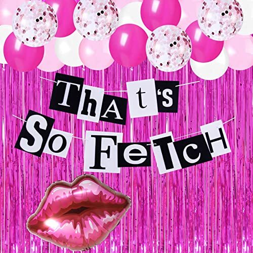 Mean Girls Party Decorations That's So Fetch Felt Banner Hot Pink ...