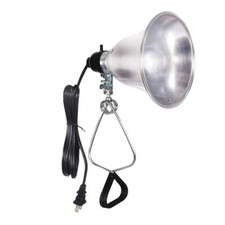 5.5" Clamp Light Socket 60W 6 Feet 18/2 SPT-2 Cord no Bulb Included 