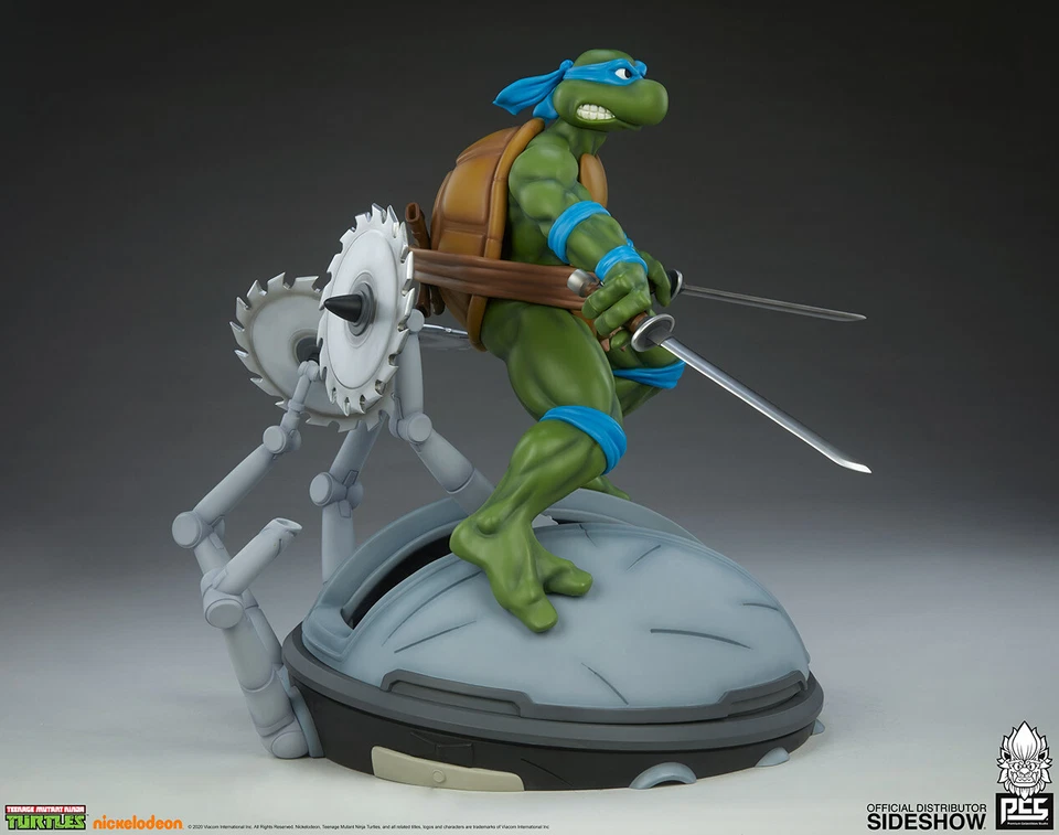 Figura Estatua LEONARDO EXCLUSIVA DE POP CULTURE SHOCK TMNT Escala 1:4 SIDESHOW Foto 3 de 4