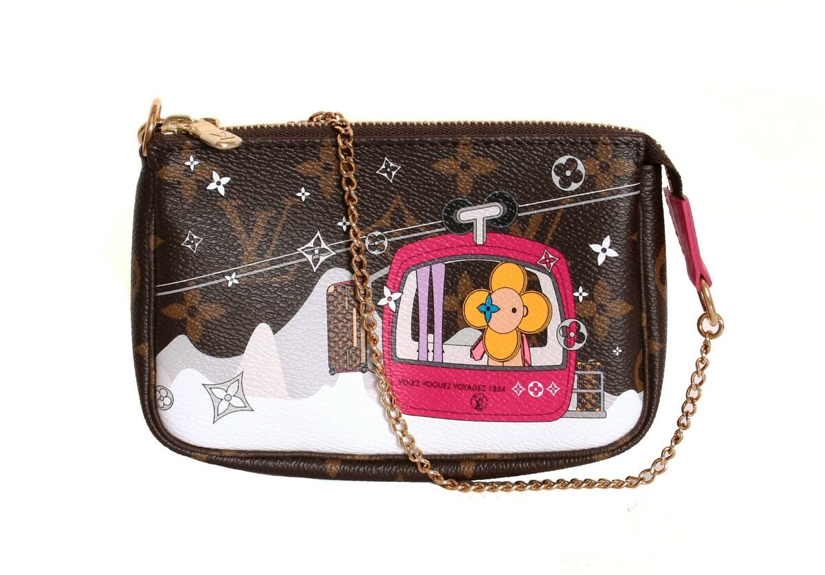 Louis Vuitton, Bags, Louis Vuitton Vivienne Christmas Holiday Animation Mini  Pochette Accessoires