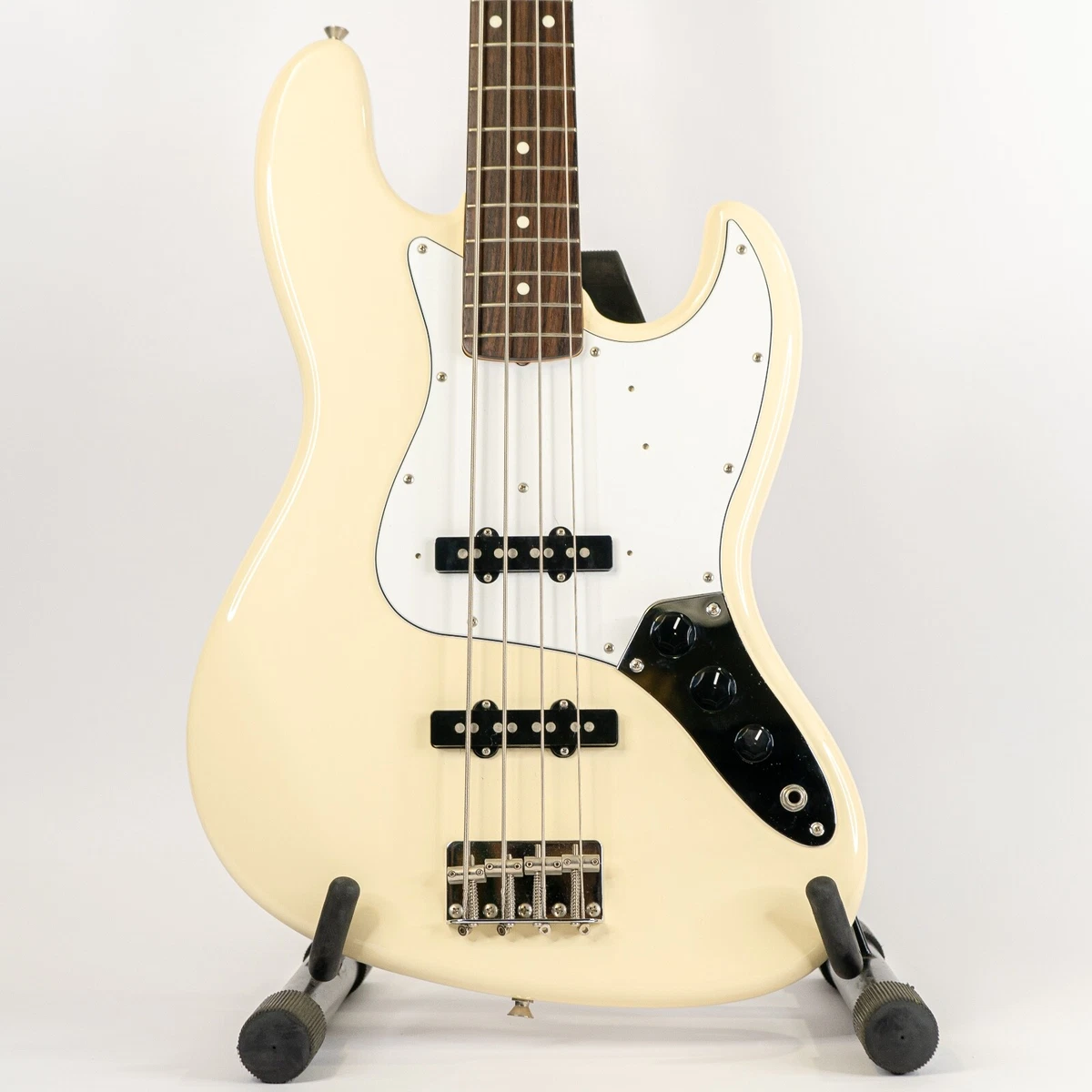 1994 MIJ Fender Jazz Bass Standard Olympic White w Rosewood