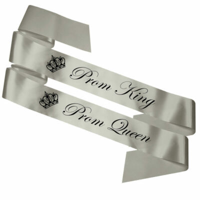 Prom King Sash Set Sashes Graduation 