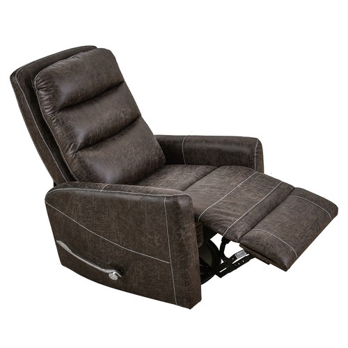 Elderly Manual Swivel Recliner Chair Rocking Recliner for Living Room - Picture 11 of 12