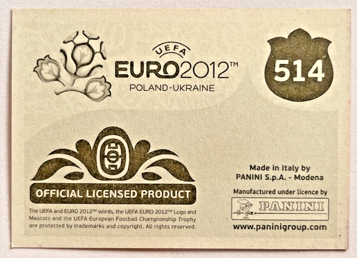 2012 UEFA EURO Poland-Ukraine Panini Sticker #514 SSSR