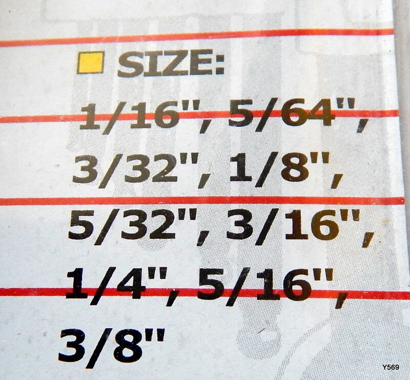 9 Piece Pitbull SAE Kex Nut Keys TAIH0620S - Image 3 of 4