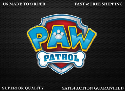 Paw Patrol Nickelodeon Vinyl Sticker Decal Car Truck Garage Bumper Laptop Bike