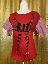 Vinizbena. Blusa De Moda, Tacones.  Regular size (S) Color Rojo (Damas)3D.