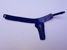 Johnny West Gun belt soft Blue plastic Pistol Holster Revolver